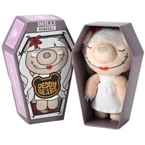 Deddy Bears Series 2 "Dolli" 5-Inch Plush inside a coffin-shaped box